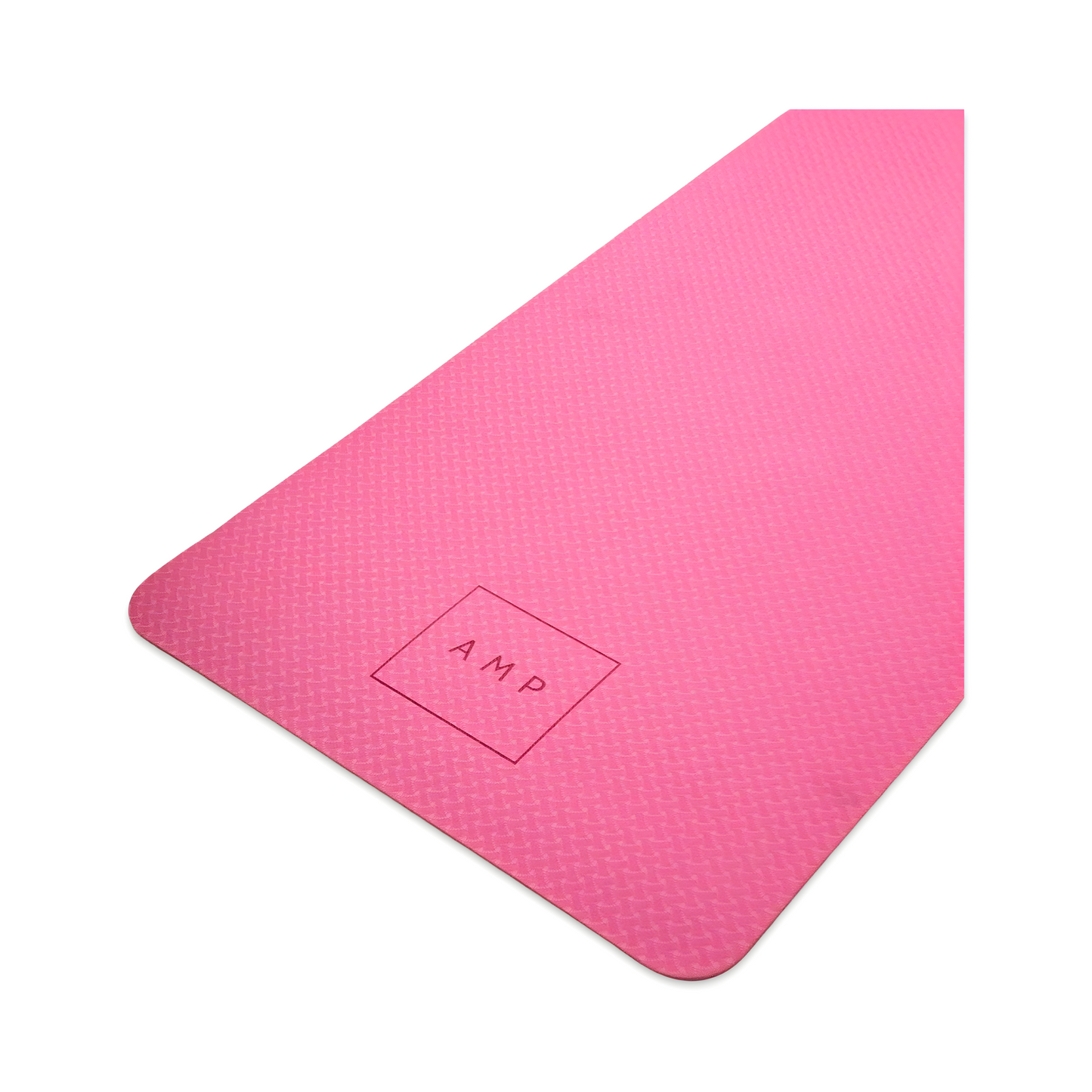 Rose pink fitness and yoga mat 6mm thickness cushioned and supportive