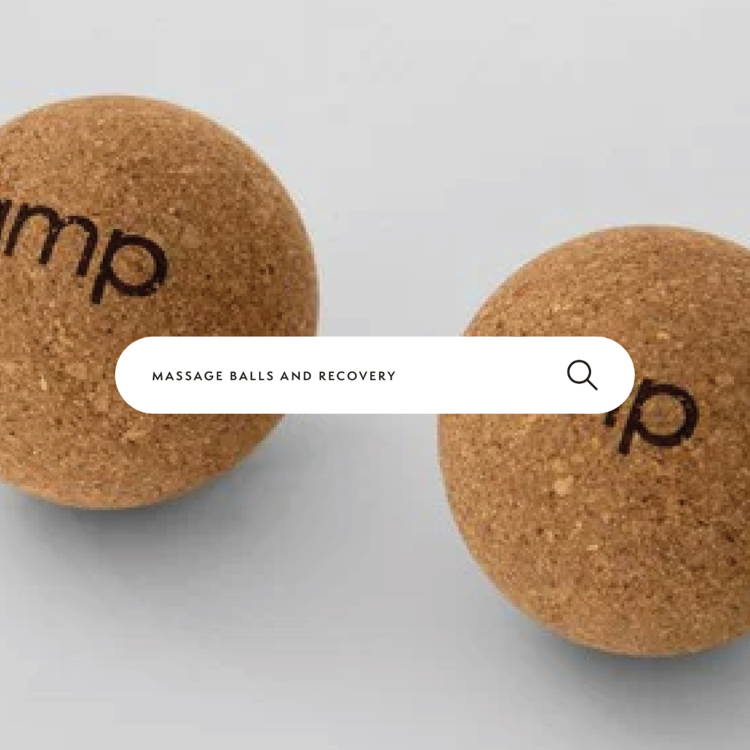 Cork massage balls for recovery and rehabiliation