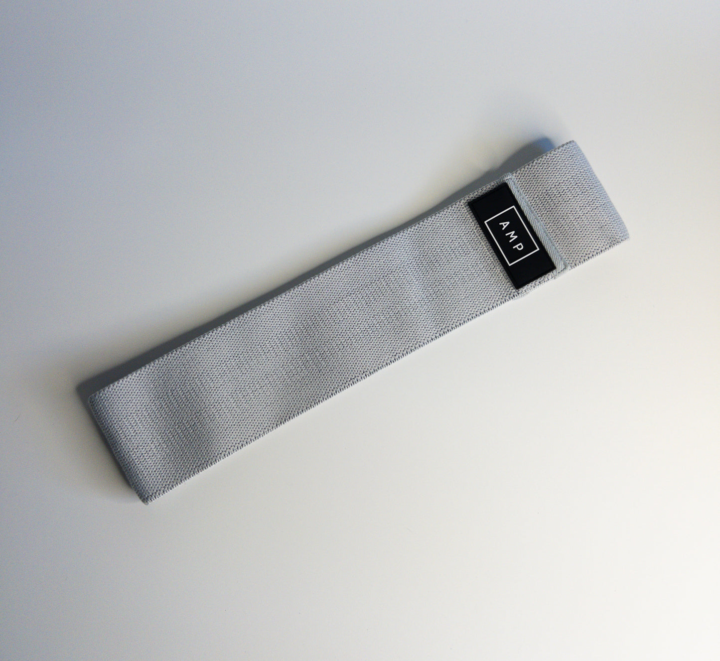 Medium fabric loop resistance band light grey