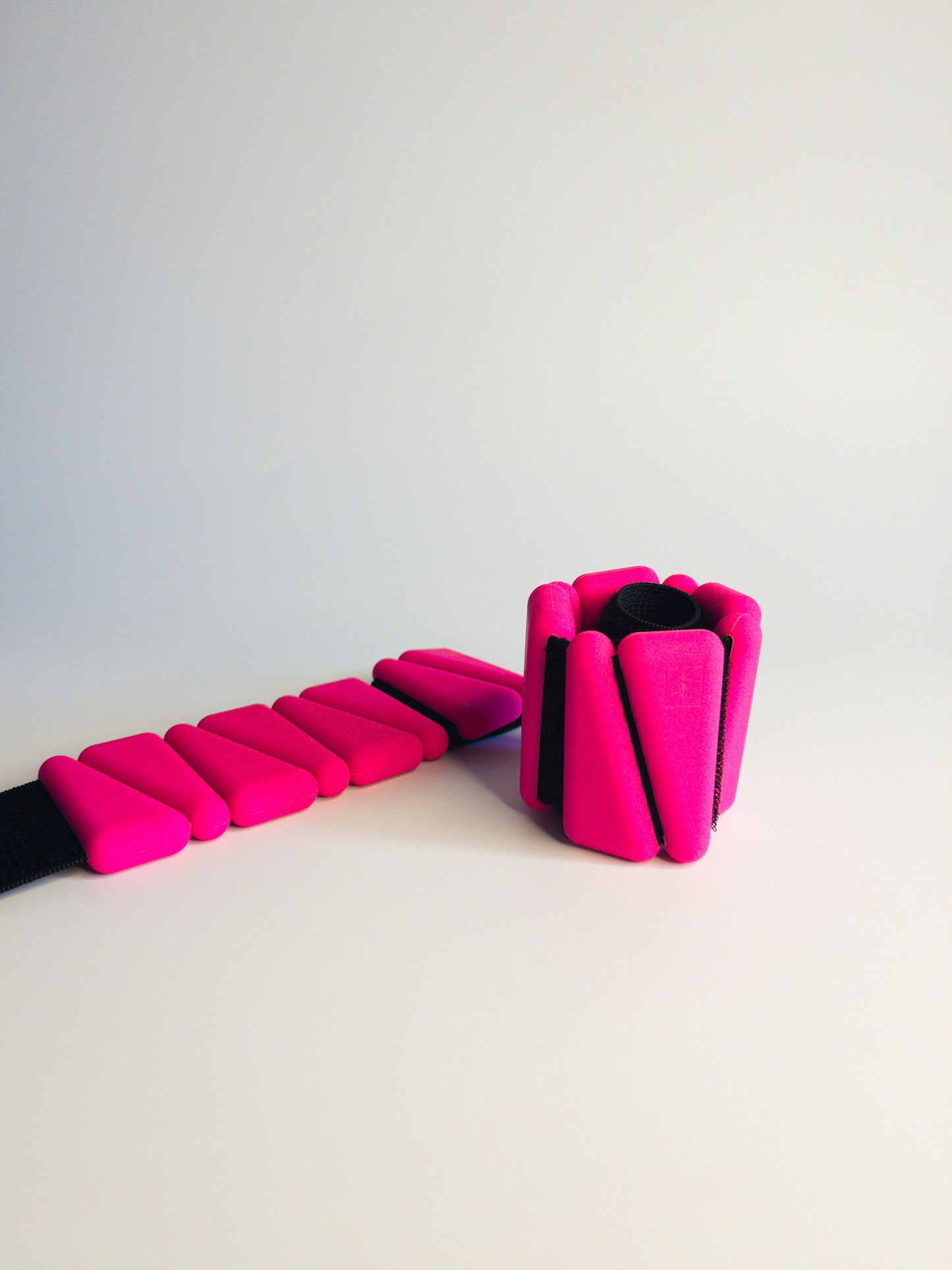 Amp Tone up wrist ankle weights 2lb neon pink