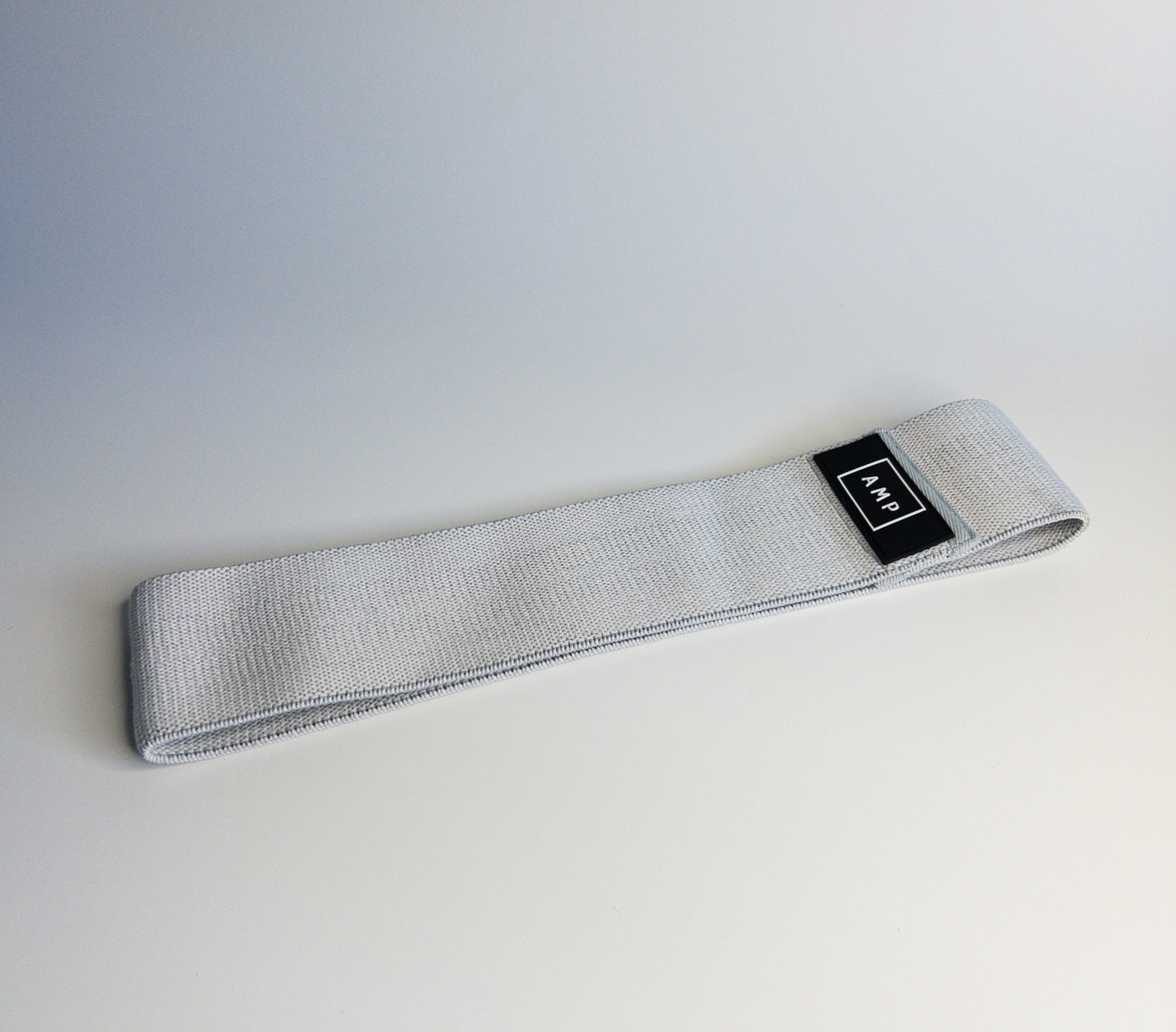Medium fabric loop resistance band light grey