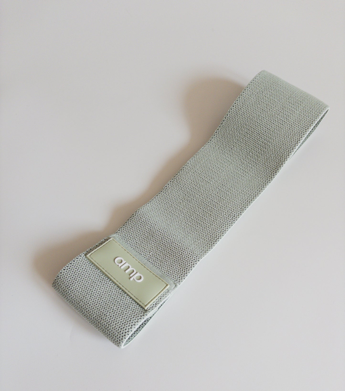Sage green fabric resistance band medium 
