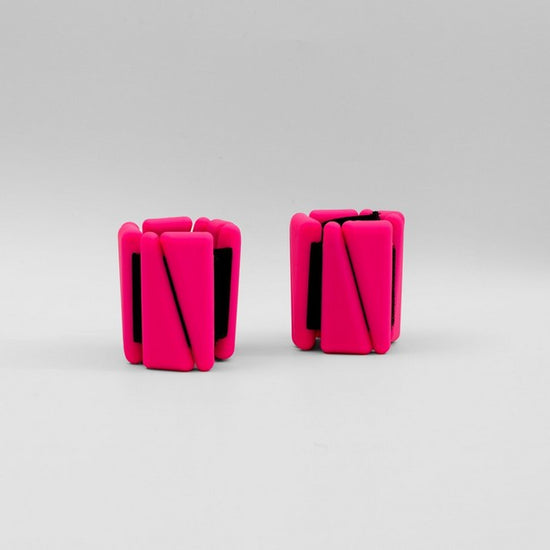 Amp Tone up wrist ankle weights 4lb neon pink