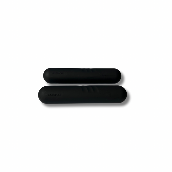 Black dumbbell strength bars home gym fitness 5kg pair 2.5kg per bar