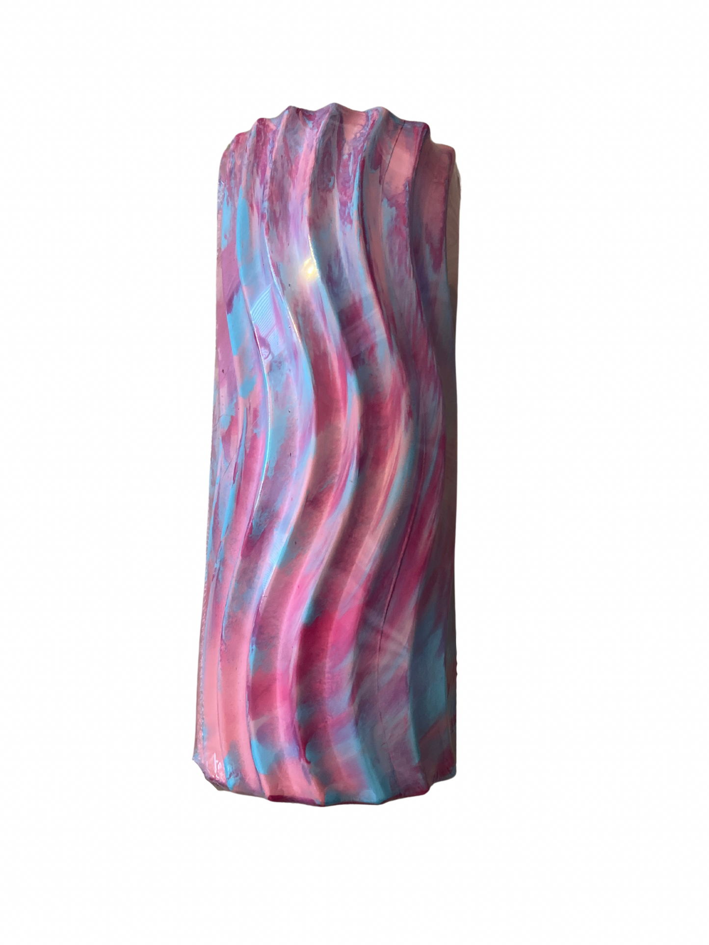 Load image into Gallery viewer, Release and stretch foam roller pink and blue
