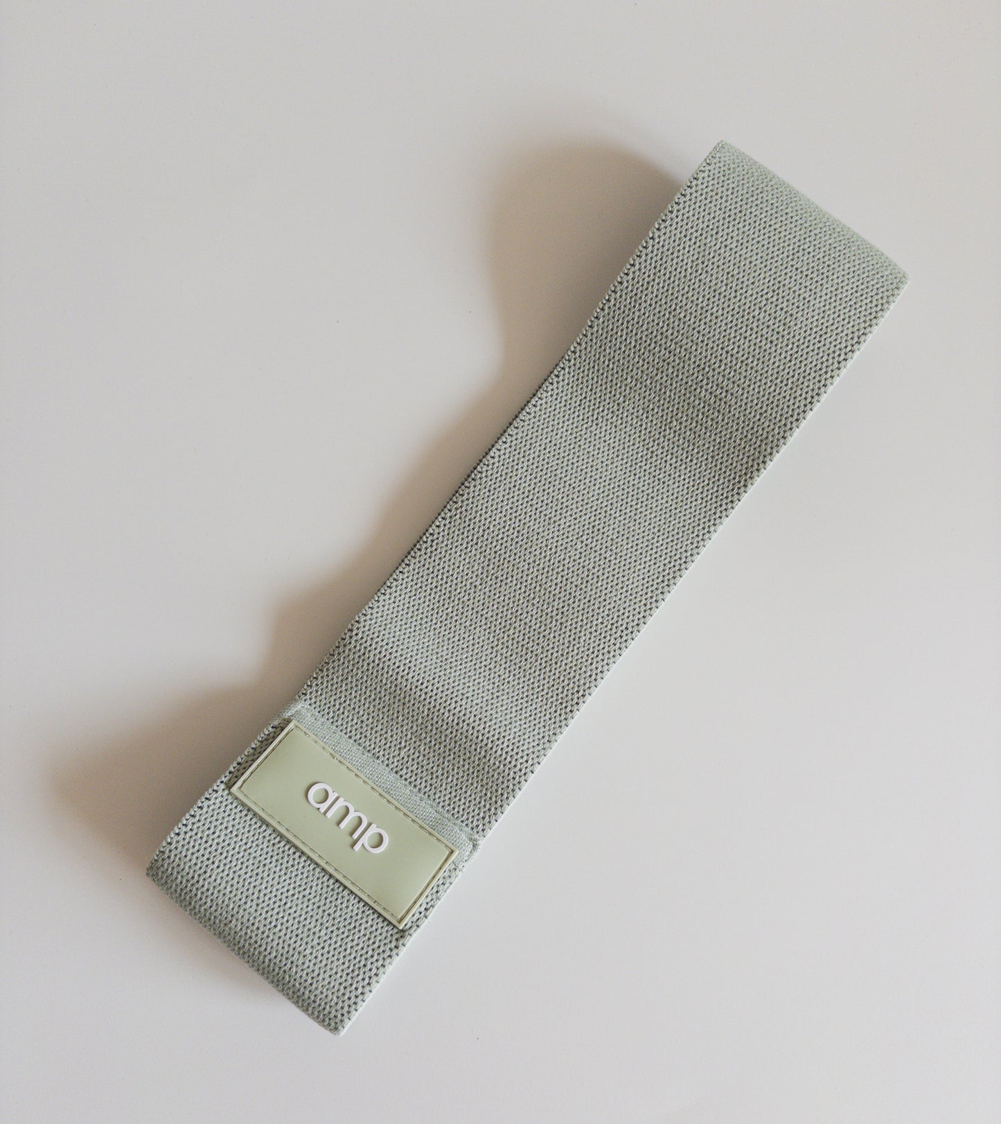 Sage green fabric resistance band medium 