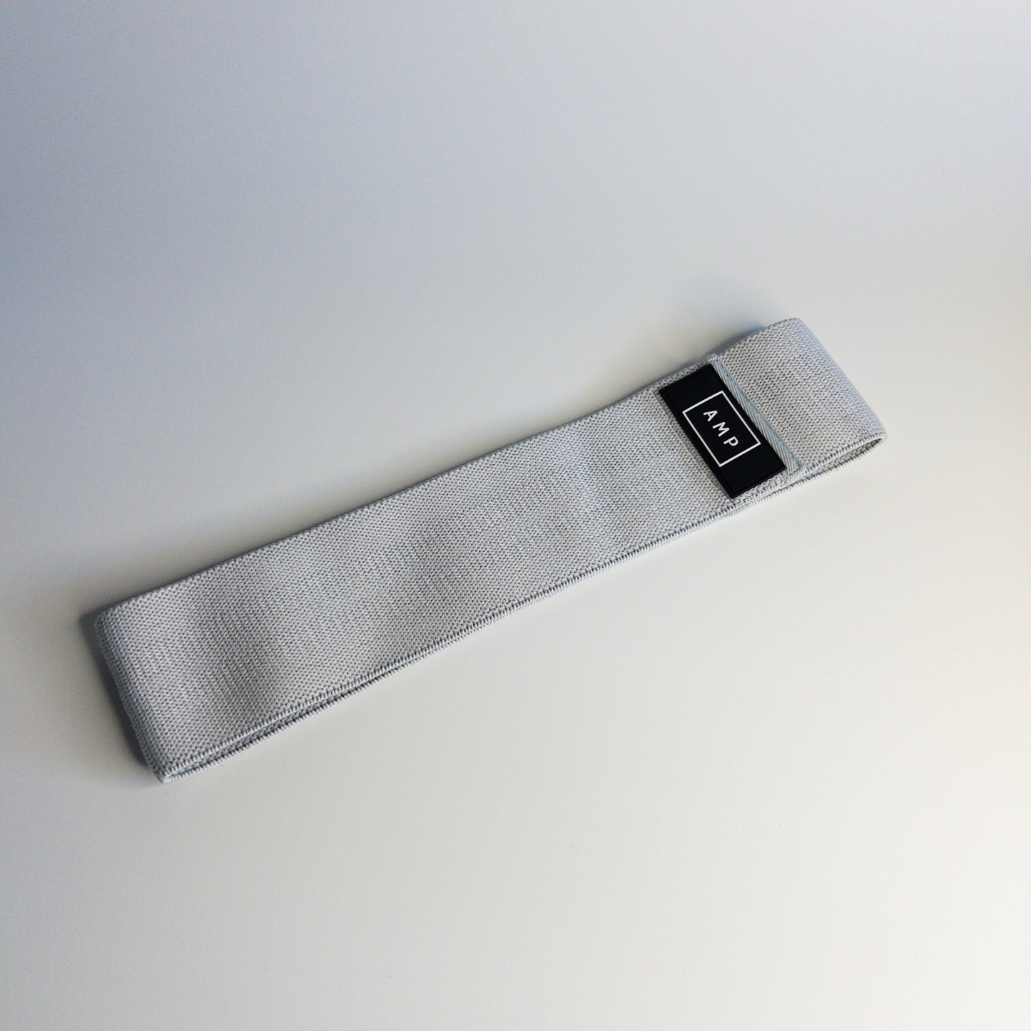 Medium fabric loop resistance band light grey