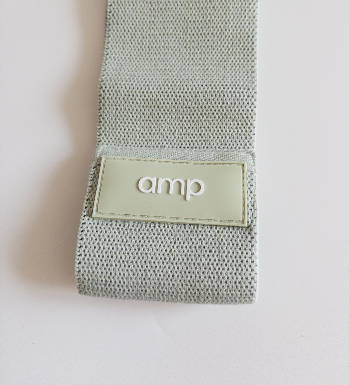 Sage green fabric resistance band medium 