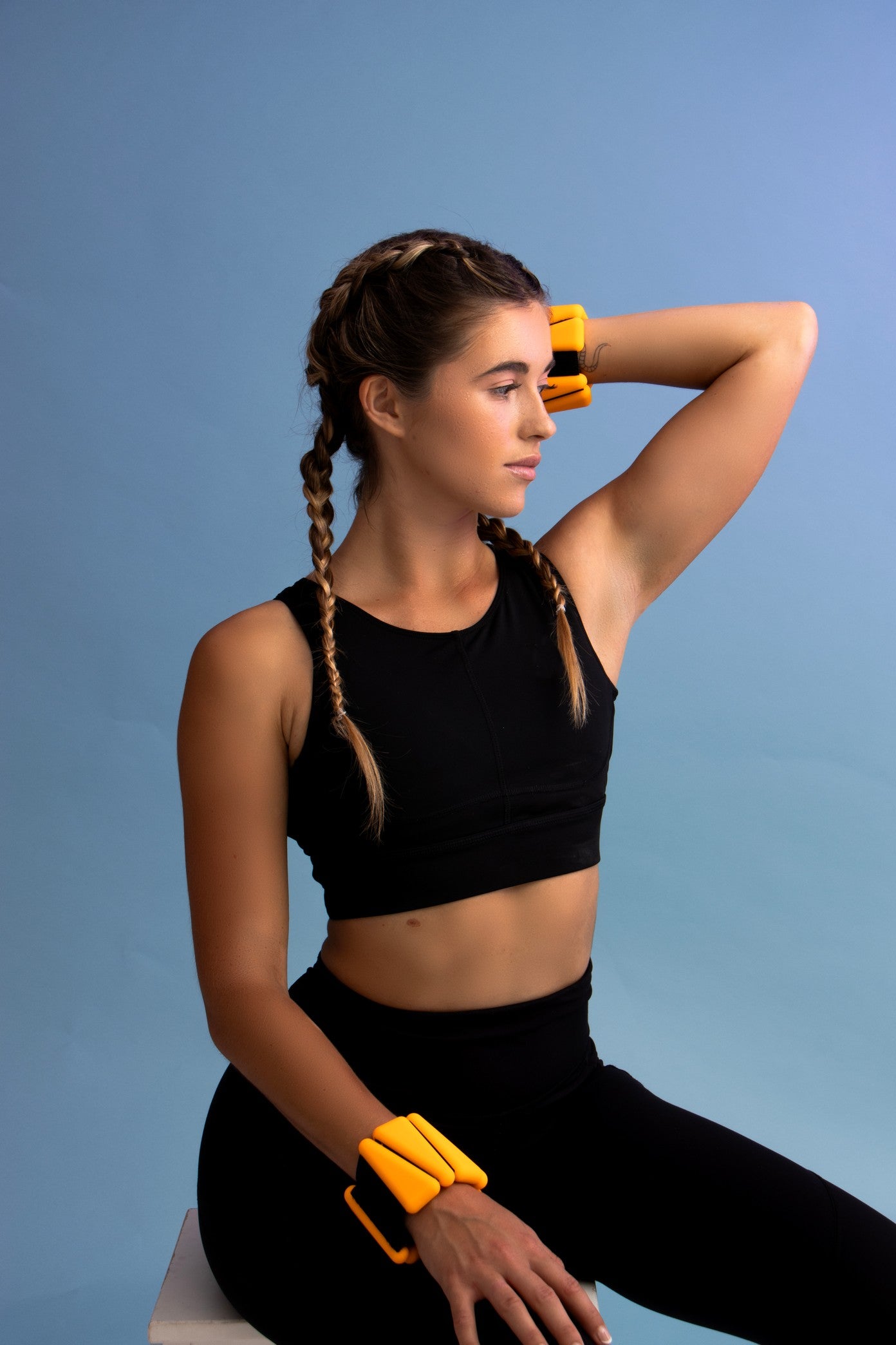 Amp Tone Up Hand- und Fußgelenkgewichte 2lb neonorange