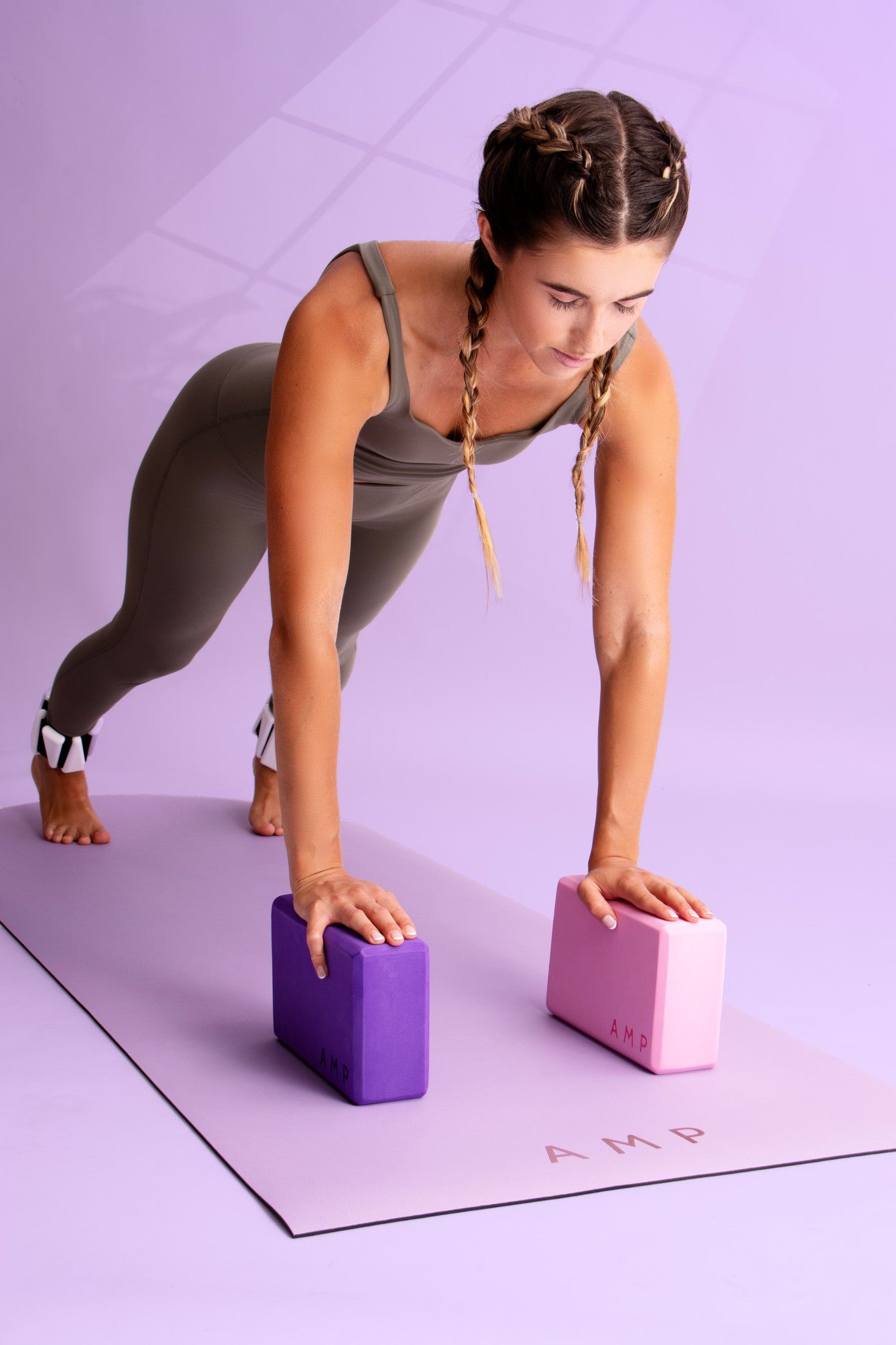 Bloc de yoga Amp violet
