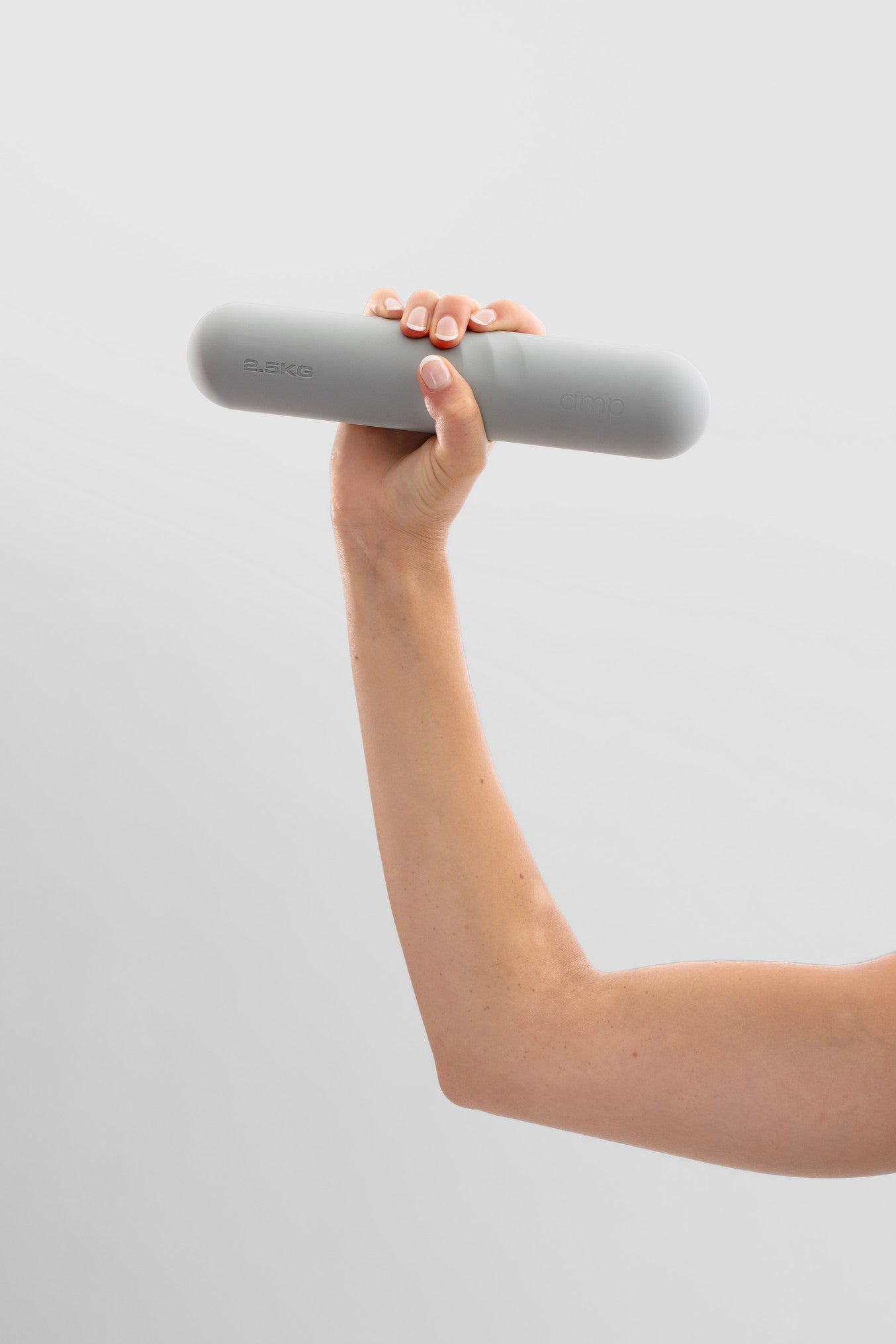 Dumbbell Strength bars - 5kg pair weights sage green