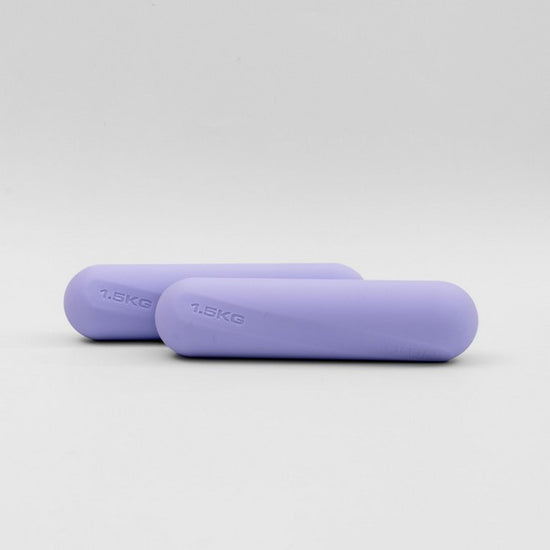 Barres de Pilates - Paire de poids 3kg lavande