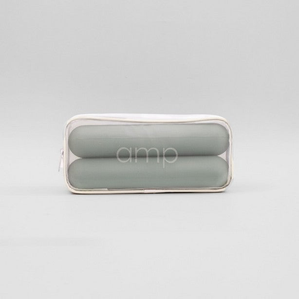 Dumbbell Strength bars - 5kg pair weights sage green