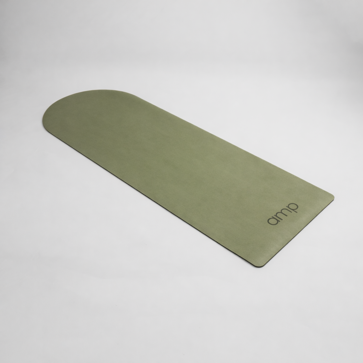 Studio-grade PU yoga mat in olive