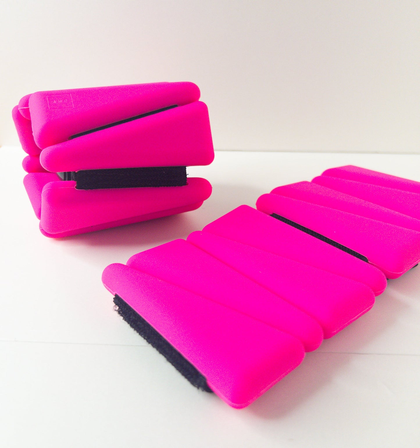 ankle wrist weights adjustable neon pink 