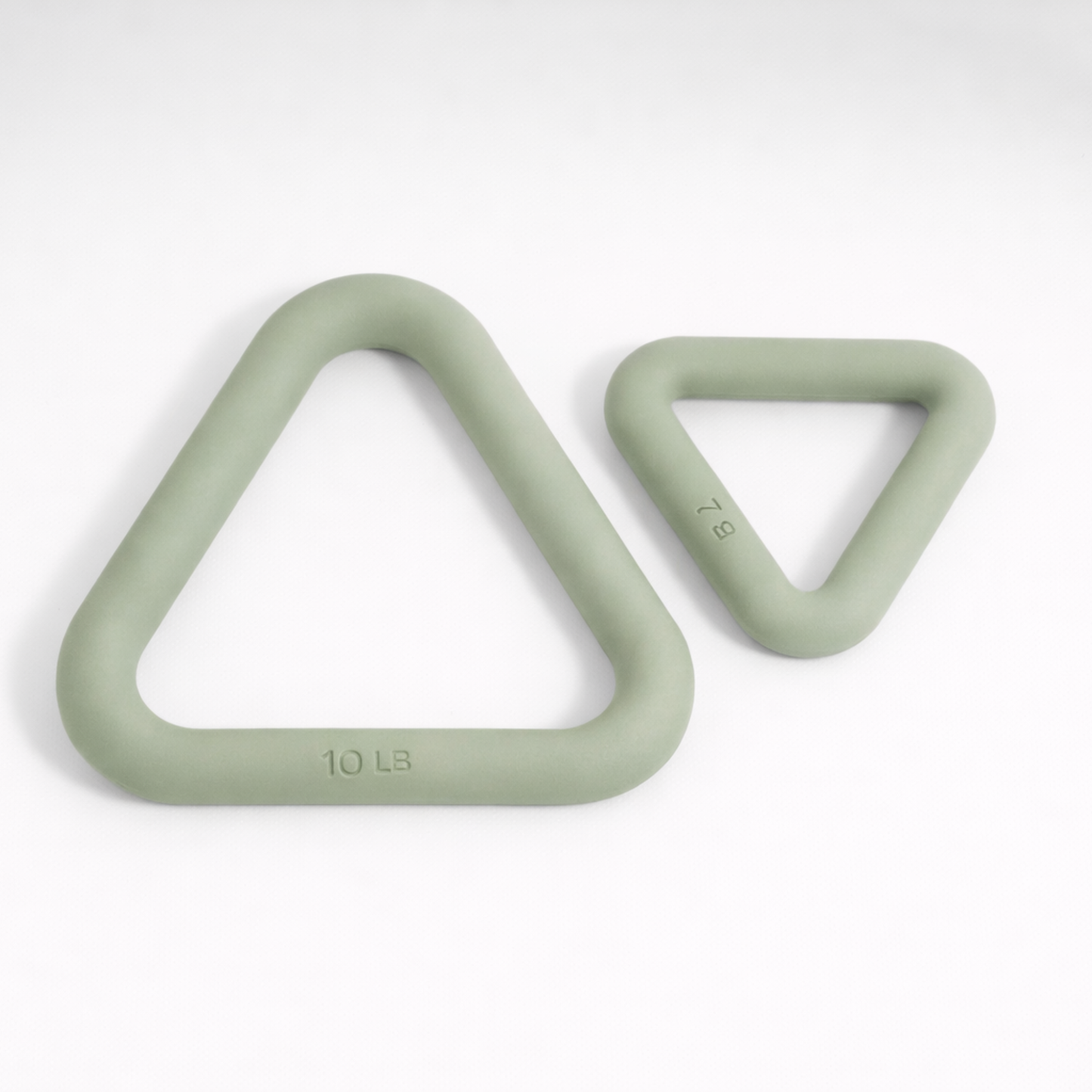 weighted triangles dumbbells strength training womens fitness 