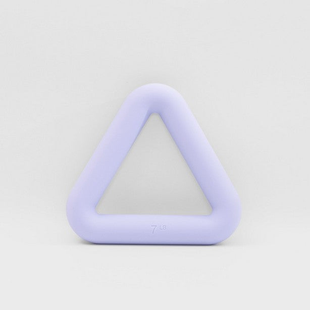 Peak strength weighted triangles set lavender