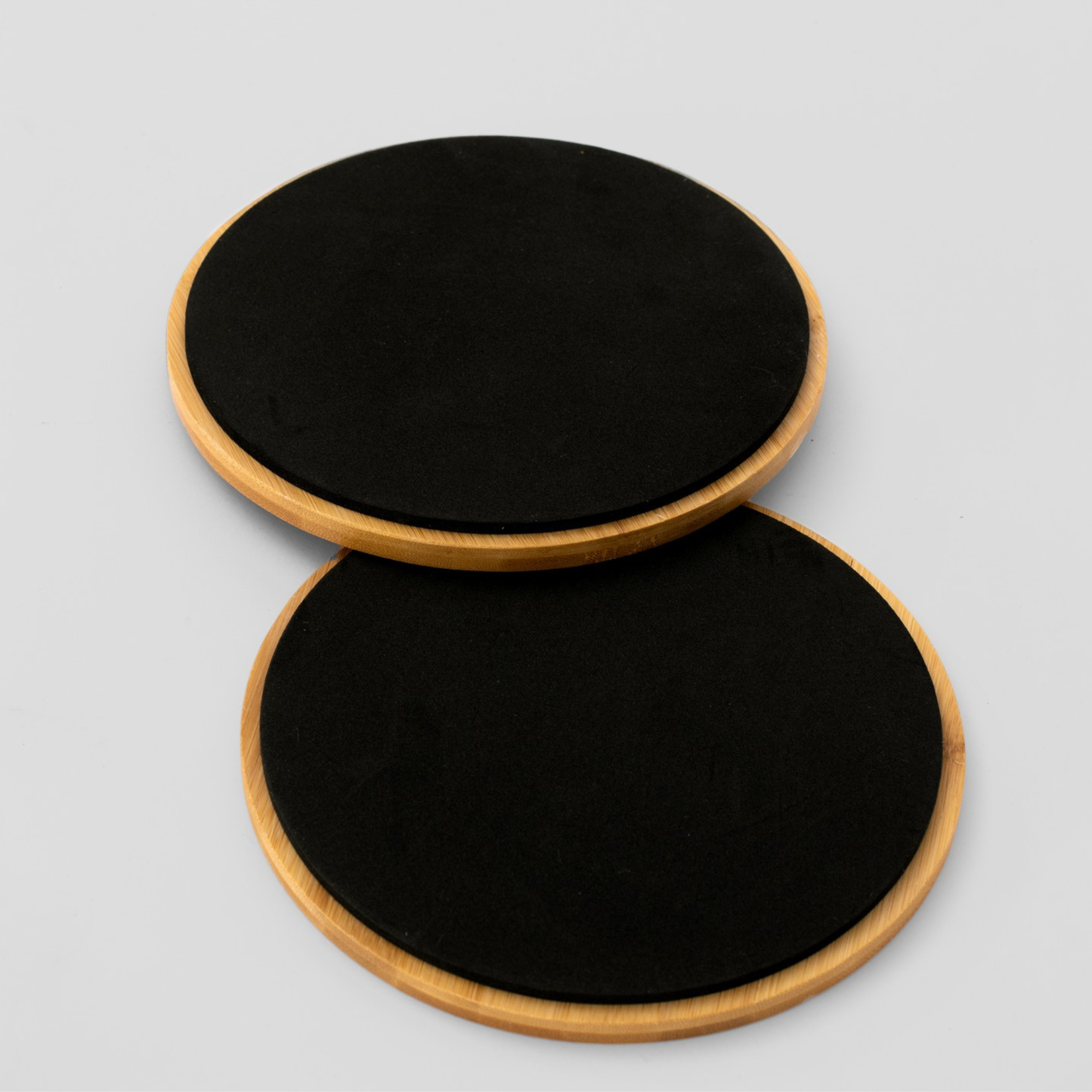 Bamboo sliders abs core workouts home fitness