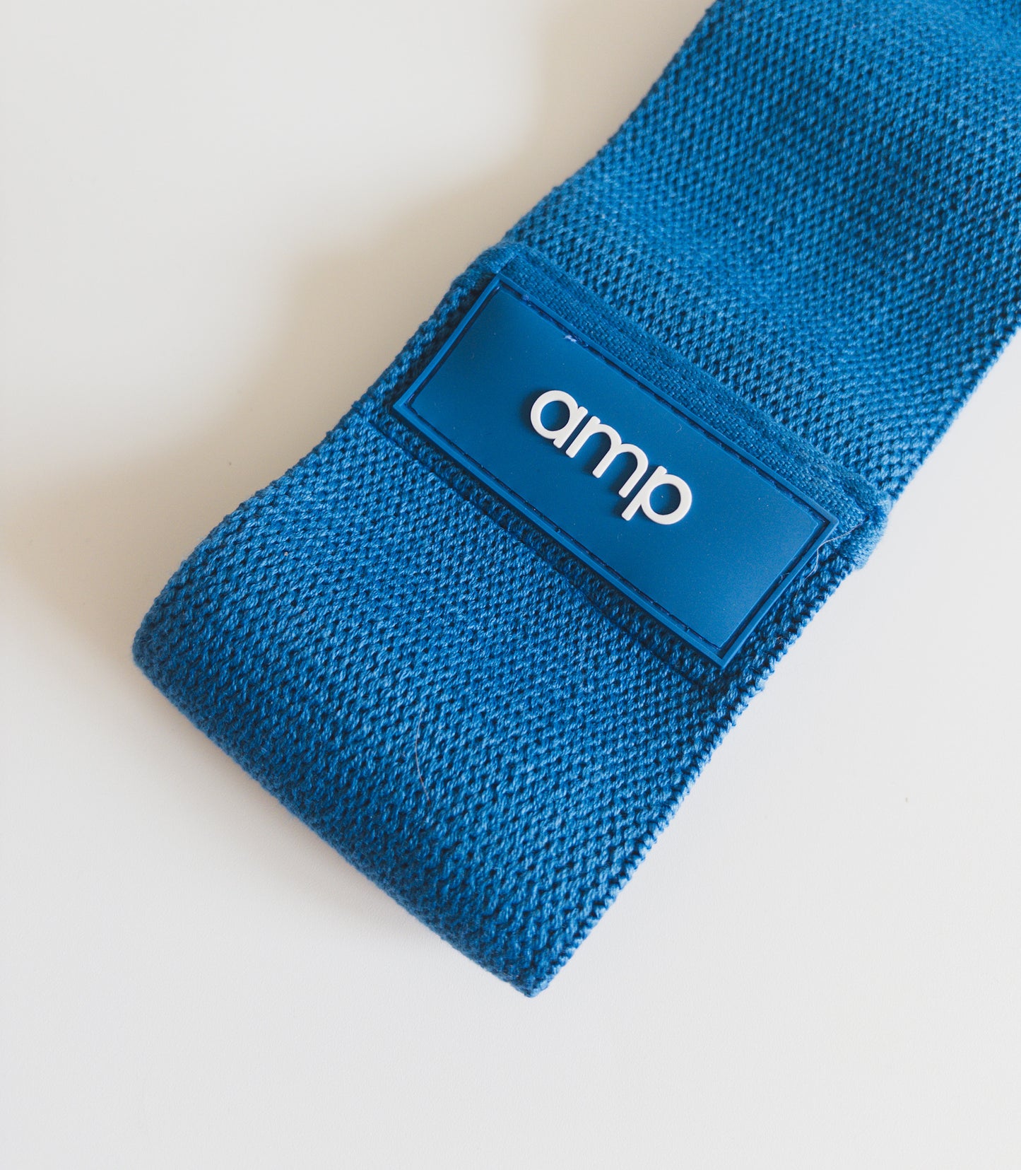 Blue heavy fabric resistance band 