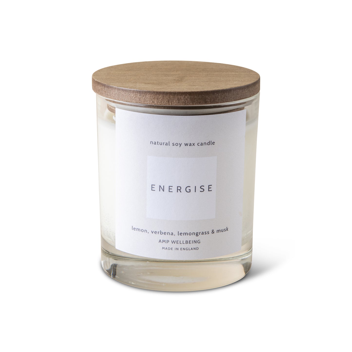 Energise Natural Soy Wax Candle