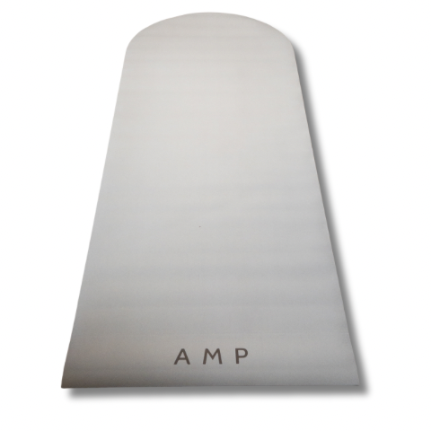 Amp stone yoga mat natural rubber PU non slip high grip