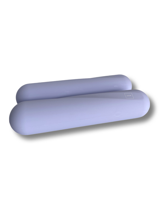 Dumbbell Strength bars - 5kg pair weights lavender