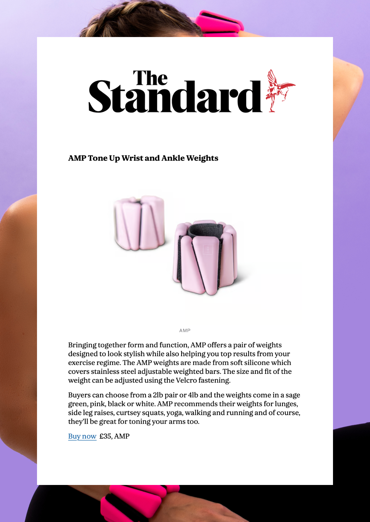 The standard pr amp tone up wrist and ankle weights