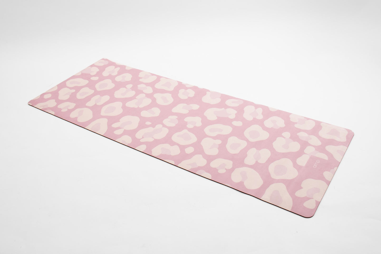 Tapis de yoga Amp en daim vegan rose léopard
