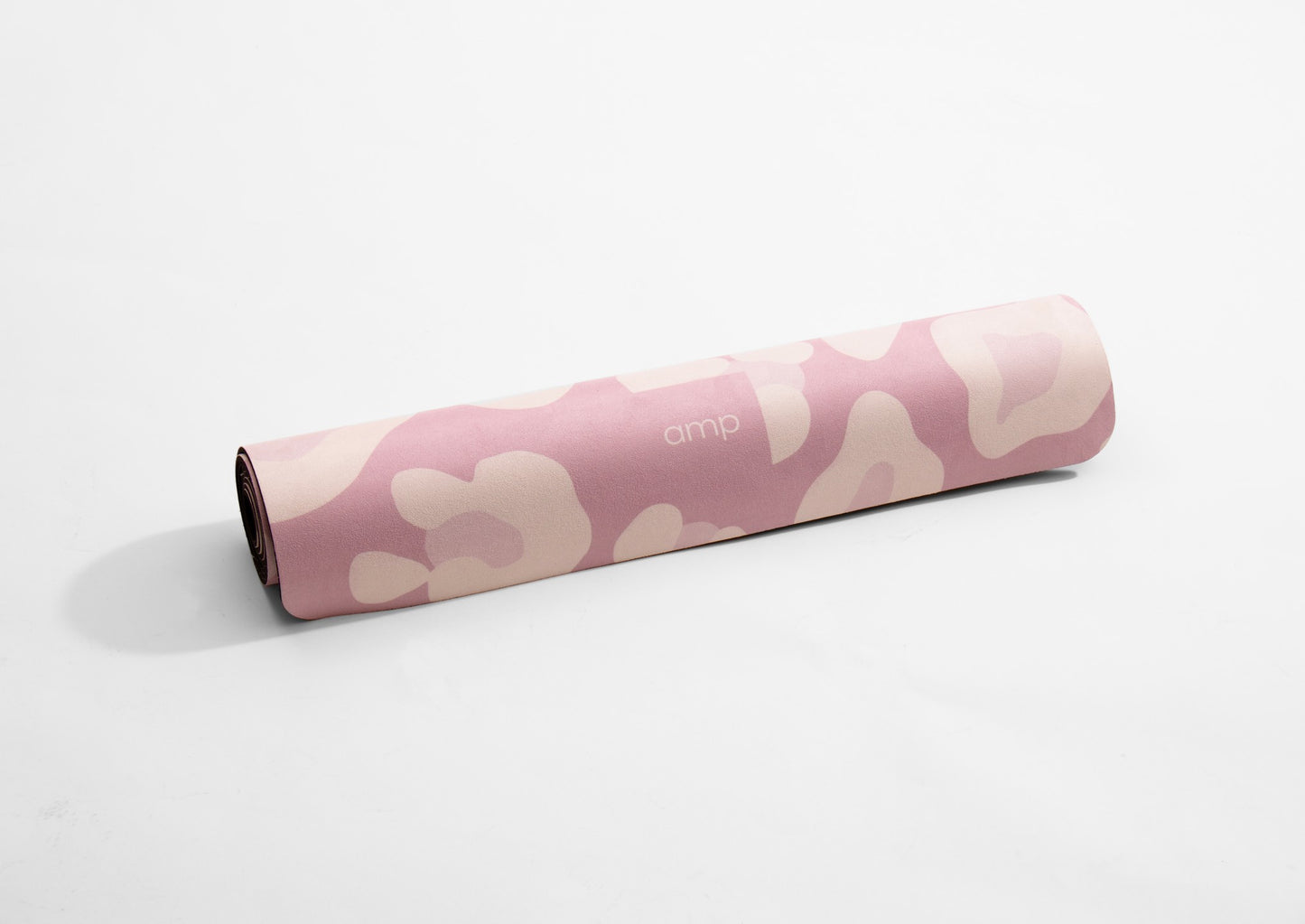 Tapis de yoga Amp en daim vegan rose léopard