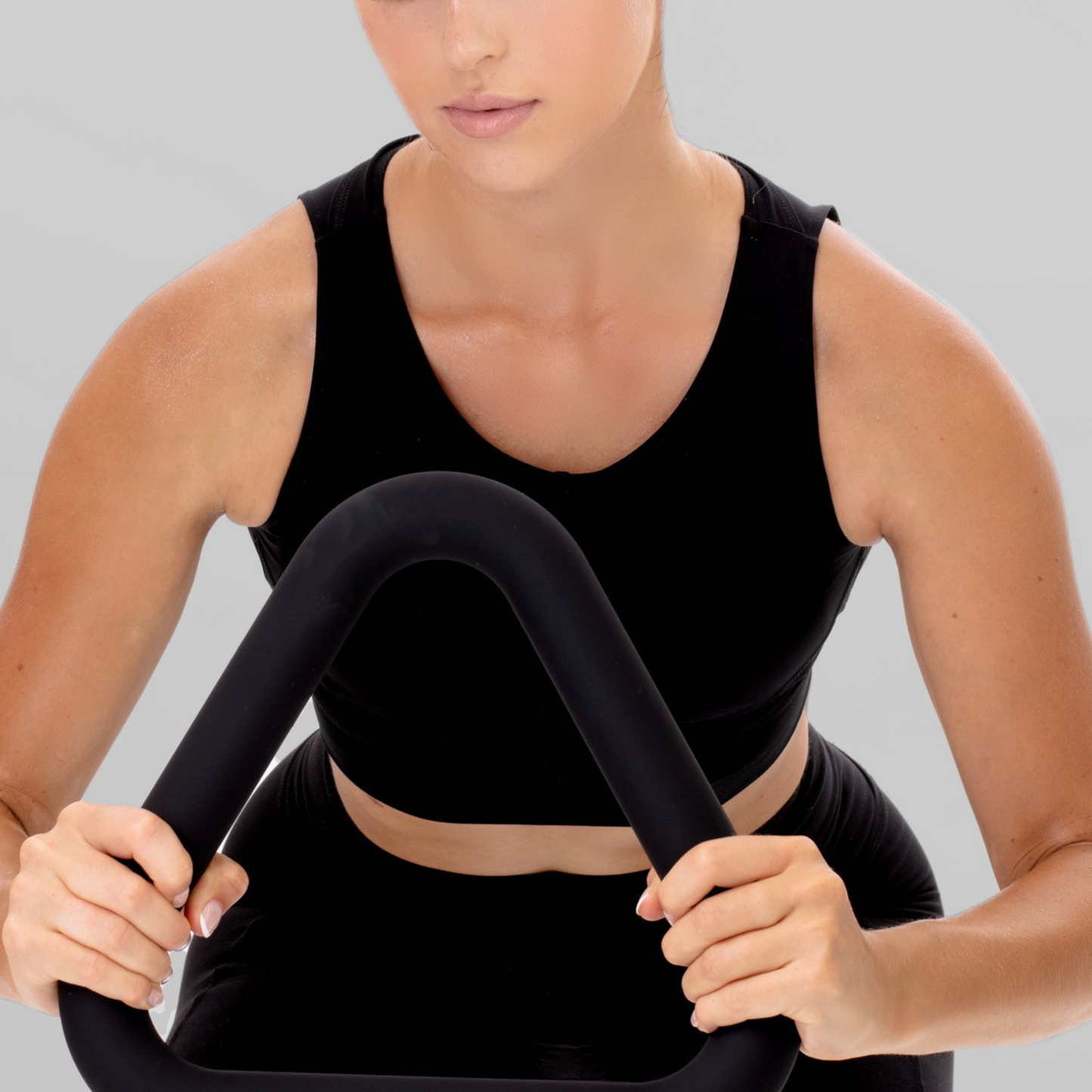 Black weighted triangle dumbbell kettlebell 4.5kg