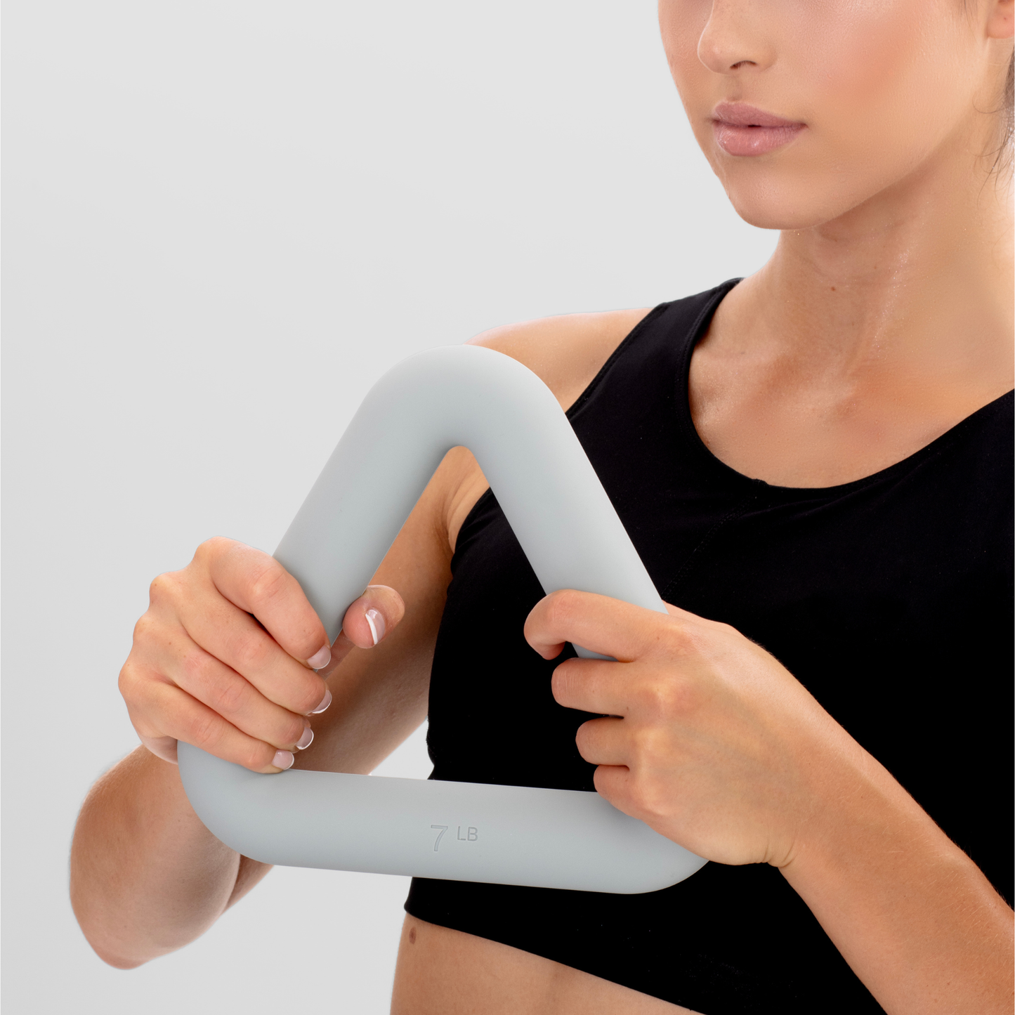 weighted triangle dumbbells fitness home and studio