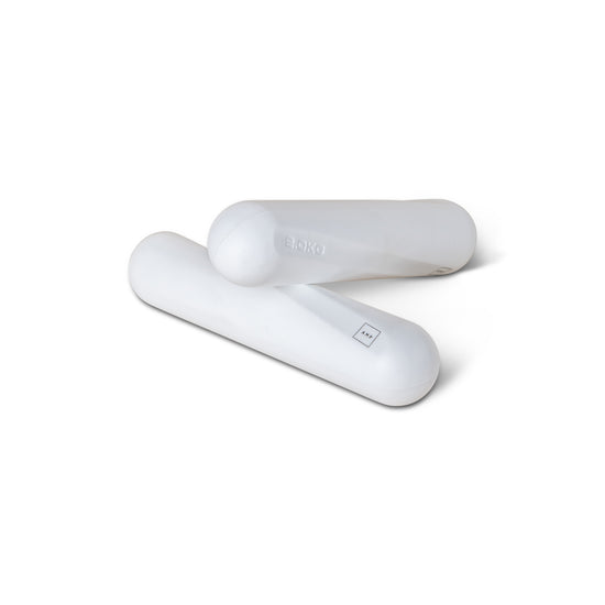 Dumbbell Strength bars - 4kg pair weights white