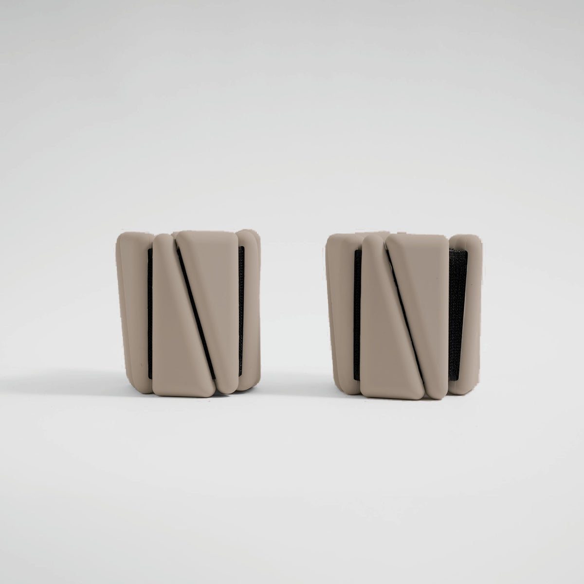 taupe coloured ankle wrist weights 4lb pair