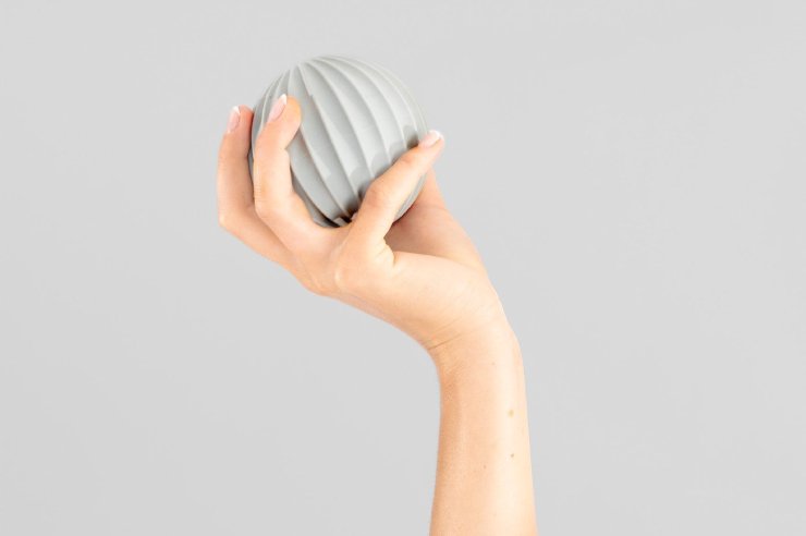 Weighted Pilates ball