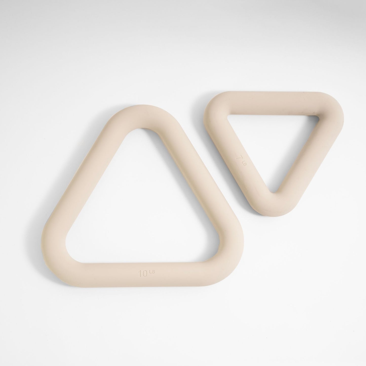 weighted triangles dumbbells strength training womens fitness 