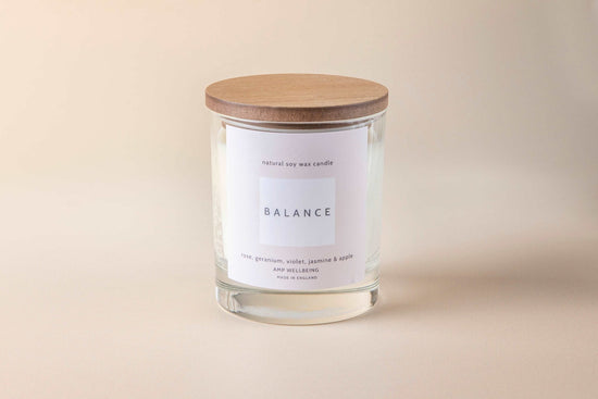 Balance Natural Soy Wax Candle - Ampwellbeing