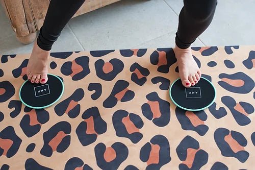 Home fitness core sliders sliding discs ab exercises flat tummy 