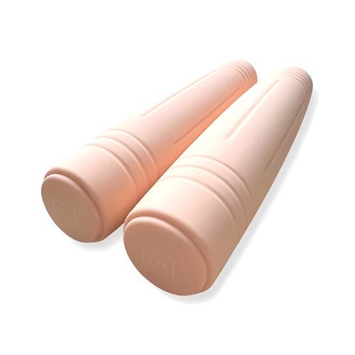 Load image into Gallery viewer, Pilates bars - dumbbell hand weights peach - Ampwellbeing
